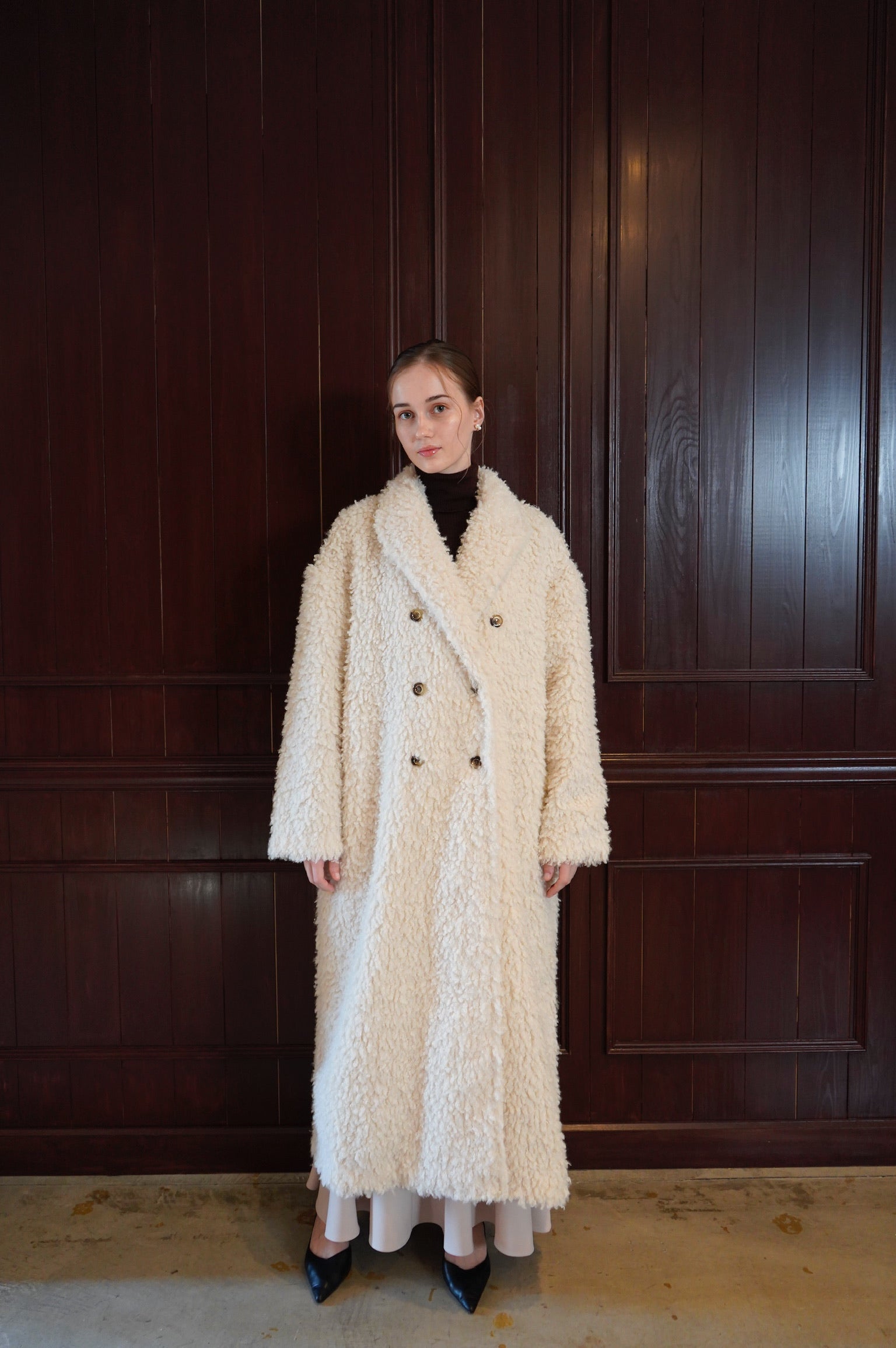 poodle boa long coat – Acka online store