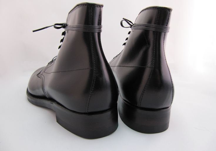 PLAINE TOE BOOTS BLACK CALF | ANATOMICA SAPPORO by ALDEN