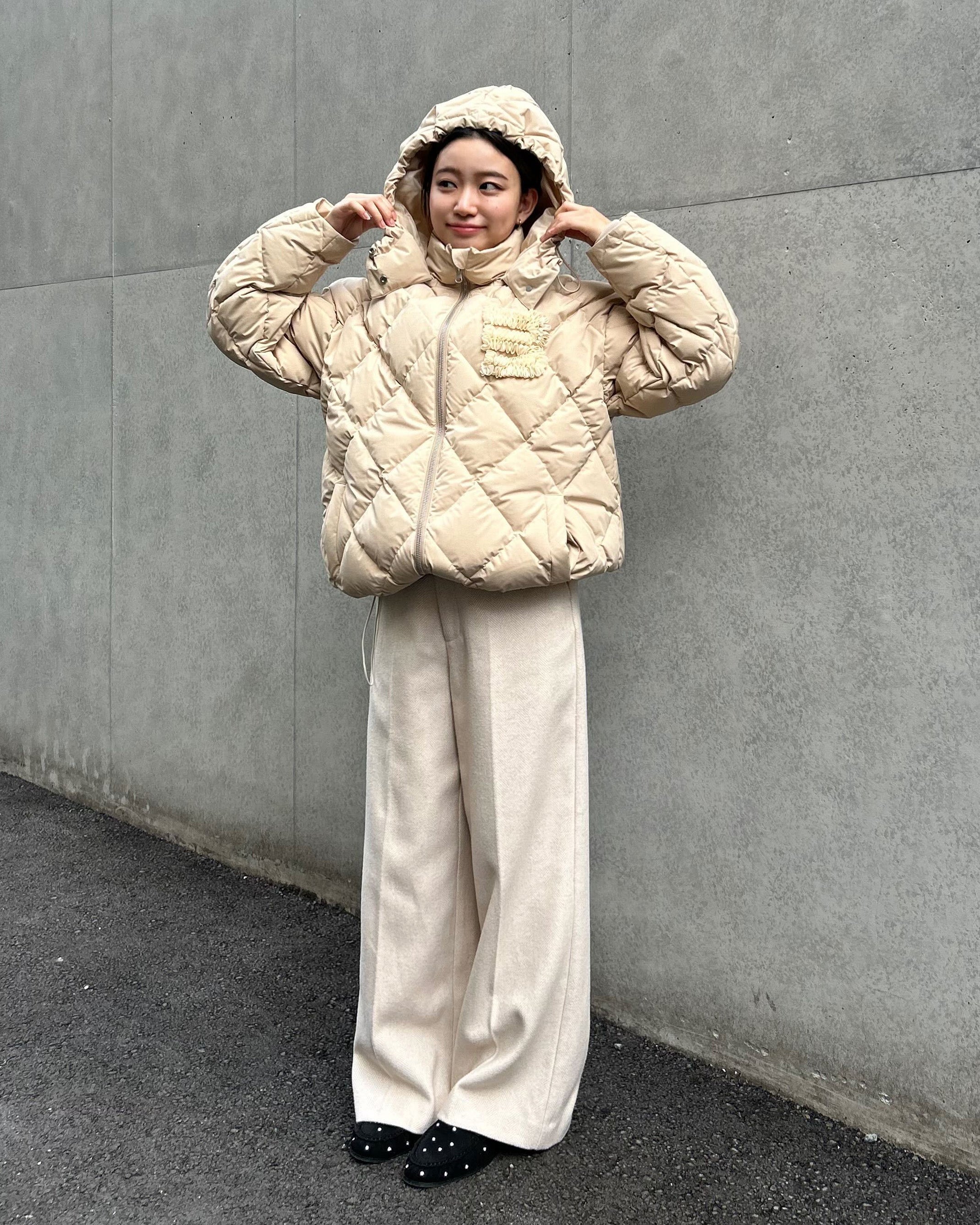 AVERY DOWN JACKET/154cm/着用サイズF｜Bibiy.