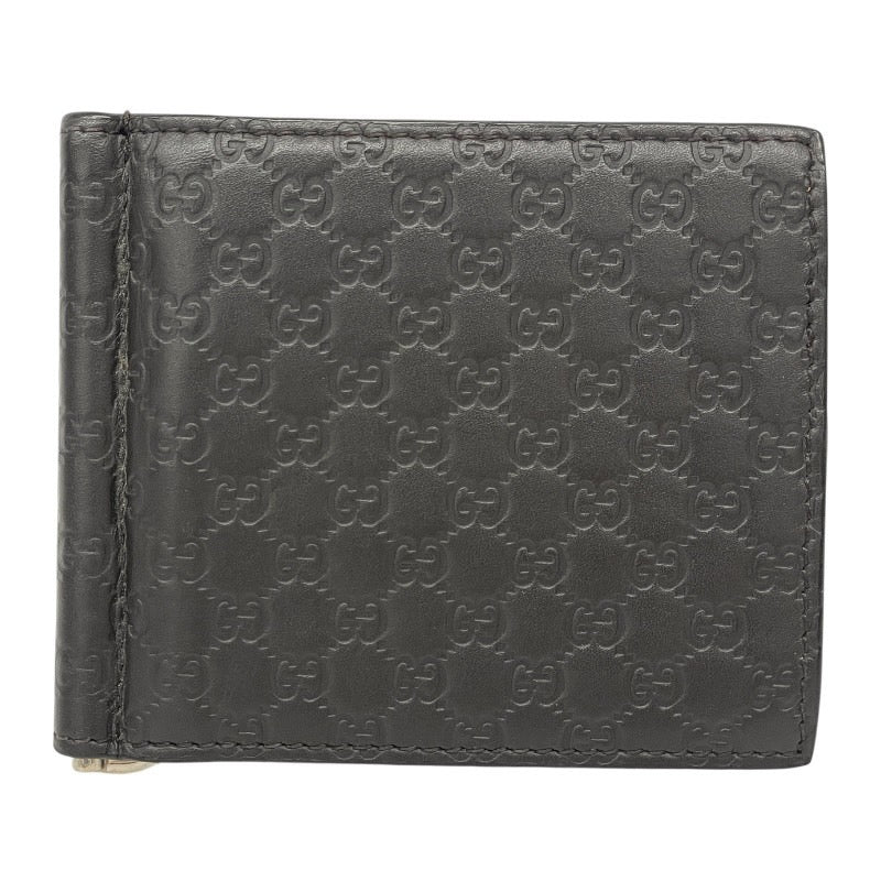 GUCCI】グッチ マイクログッチシマ 札入れ 544478 二つ折り財布 レザー