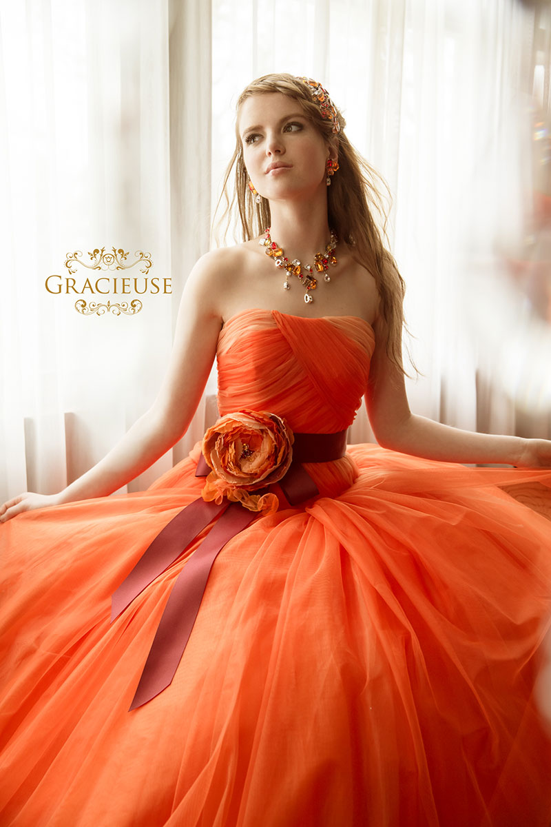 カラードレス 2-14108 | 大阪本町 ウェディングドレスレンタルの