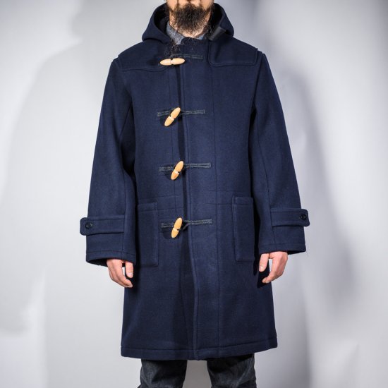 ダッフルコート カシミアメルトン ネイビー(duffle coat cashmere