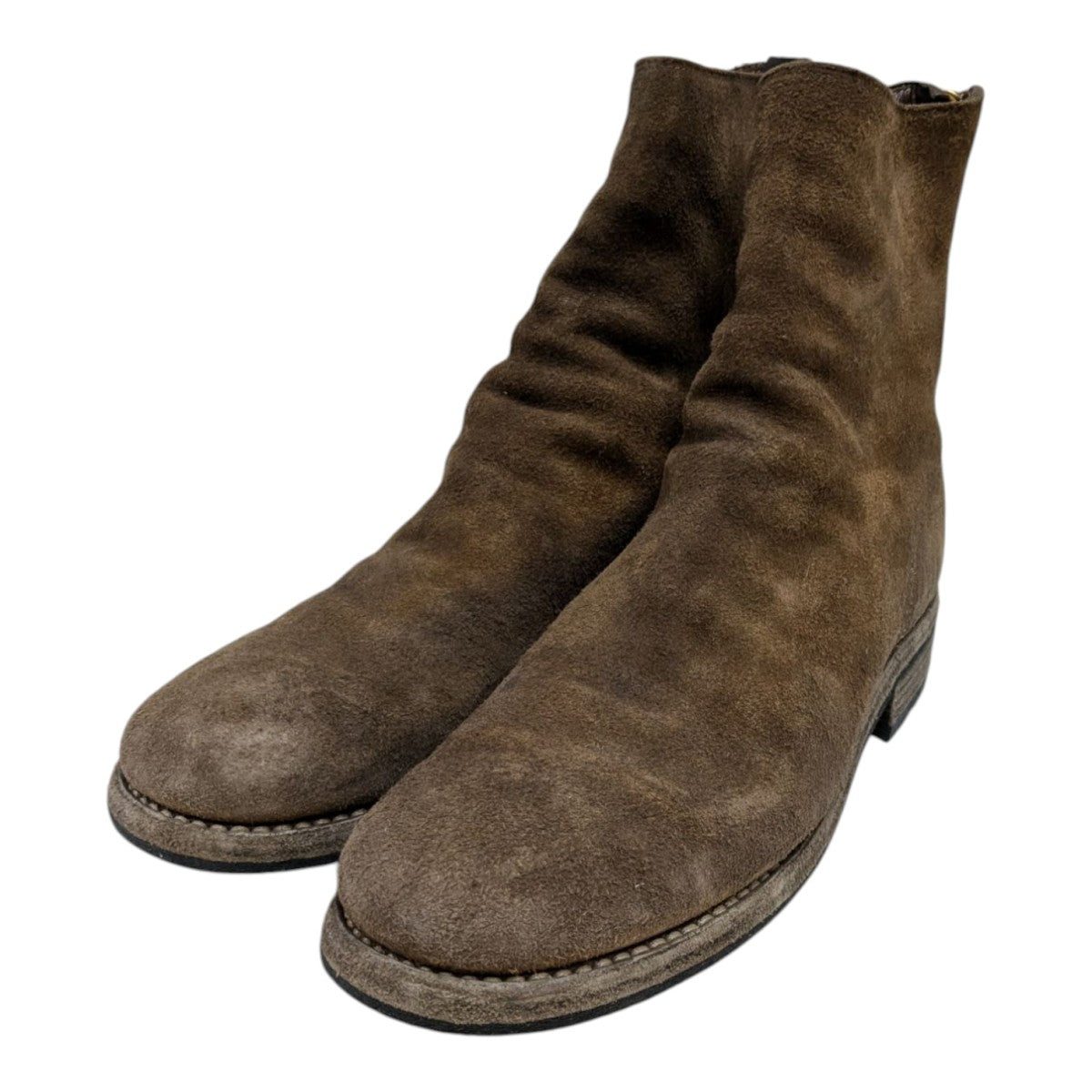 nonnative×UNDERCOVER×GUIDI バックジップブーツ ブラウン サイズ 44