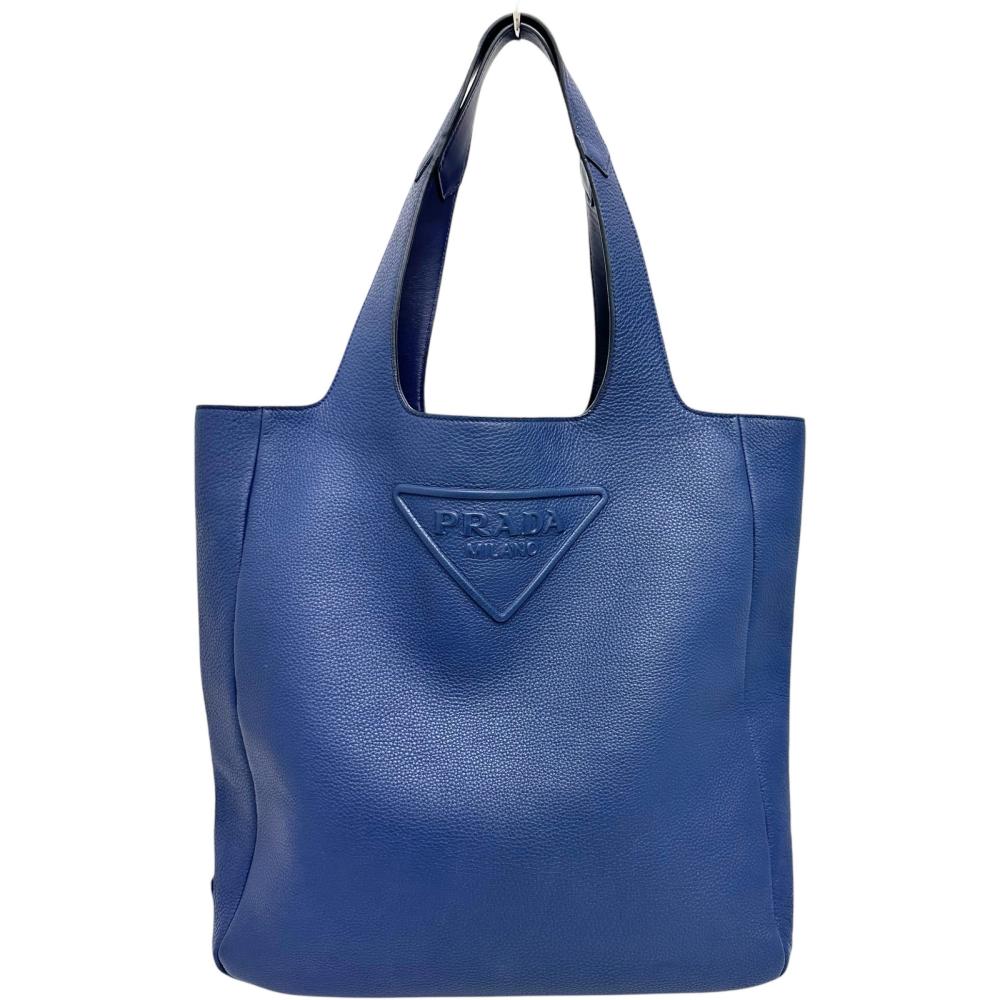 PRADA/プラダ】 ヴィッテロダイノ 2VG092 トートバッグ レザー ブルー