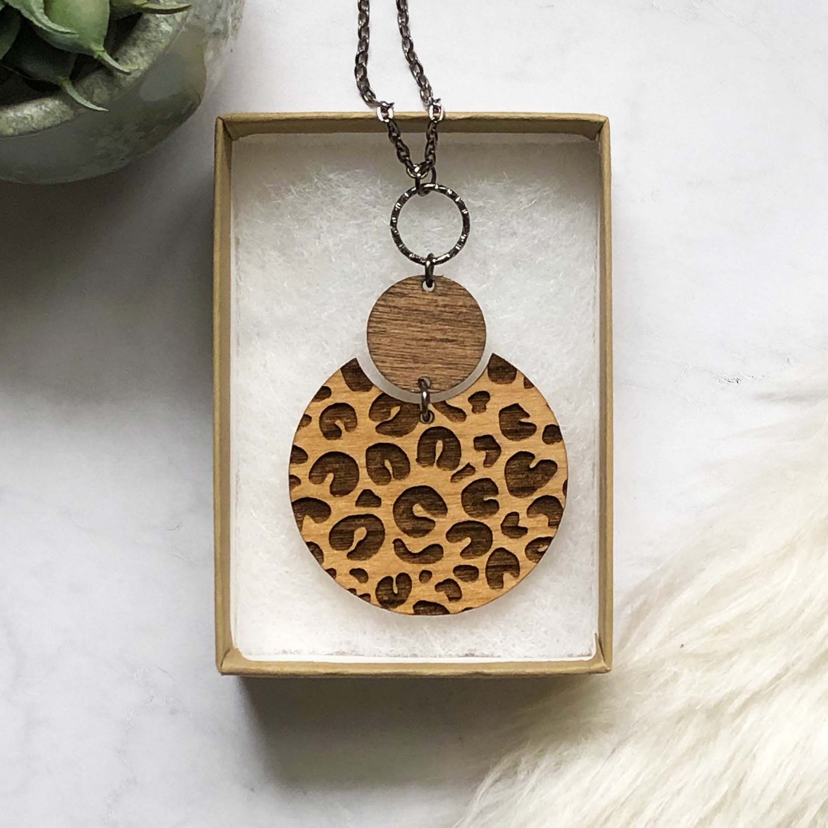 Leopard Print Statement Necklace – Simply Living Shop