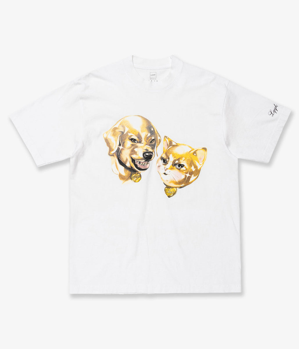LQQK Studio/Sassy Pets tee (WHITE)