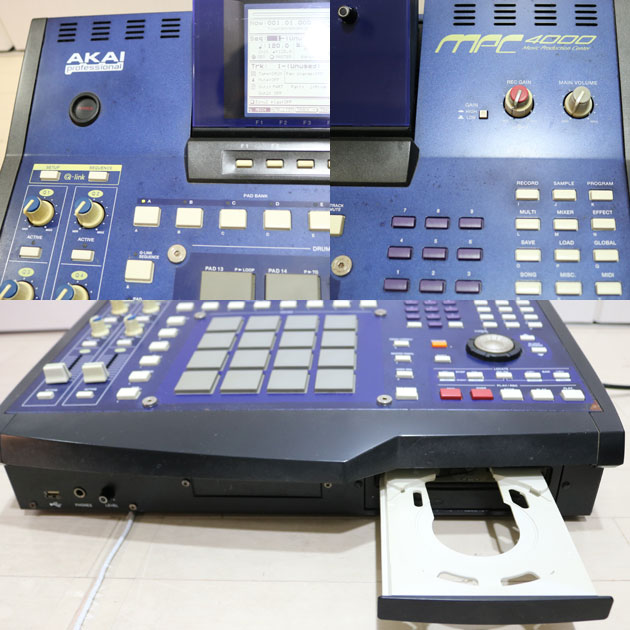 アカイ AKAI MPC4000 80GB HDD CD-RW メモリー256MB サンプラー