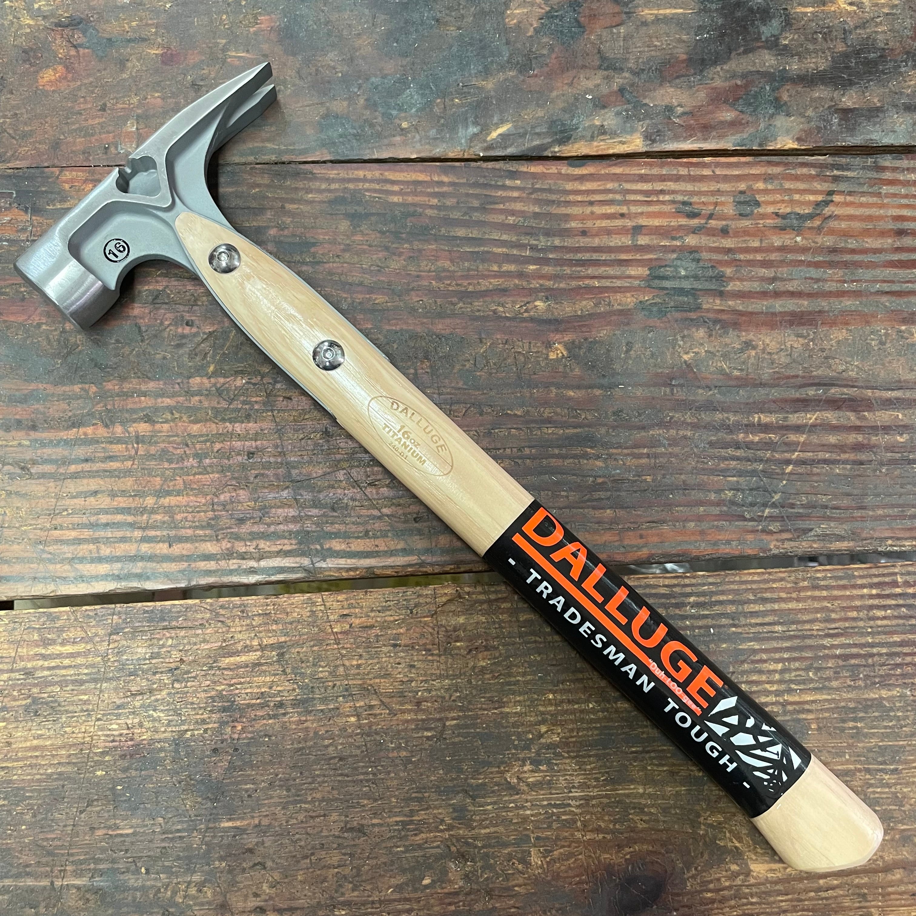 Vaughan 16oz Dalluge Titanium Hammer Smooth Faced (VN07182