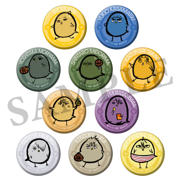 黒子のバスケ ひよこのバスケ トレーディングミニ缶バッジ