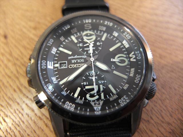 セイコー ソーラークロノグラフ アラーム V172-0AL0 ｜ 希少なブランド