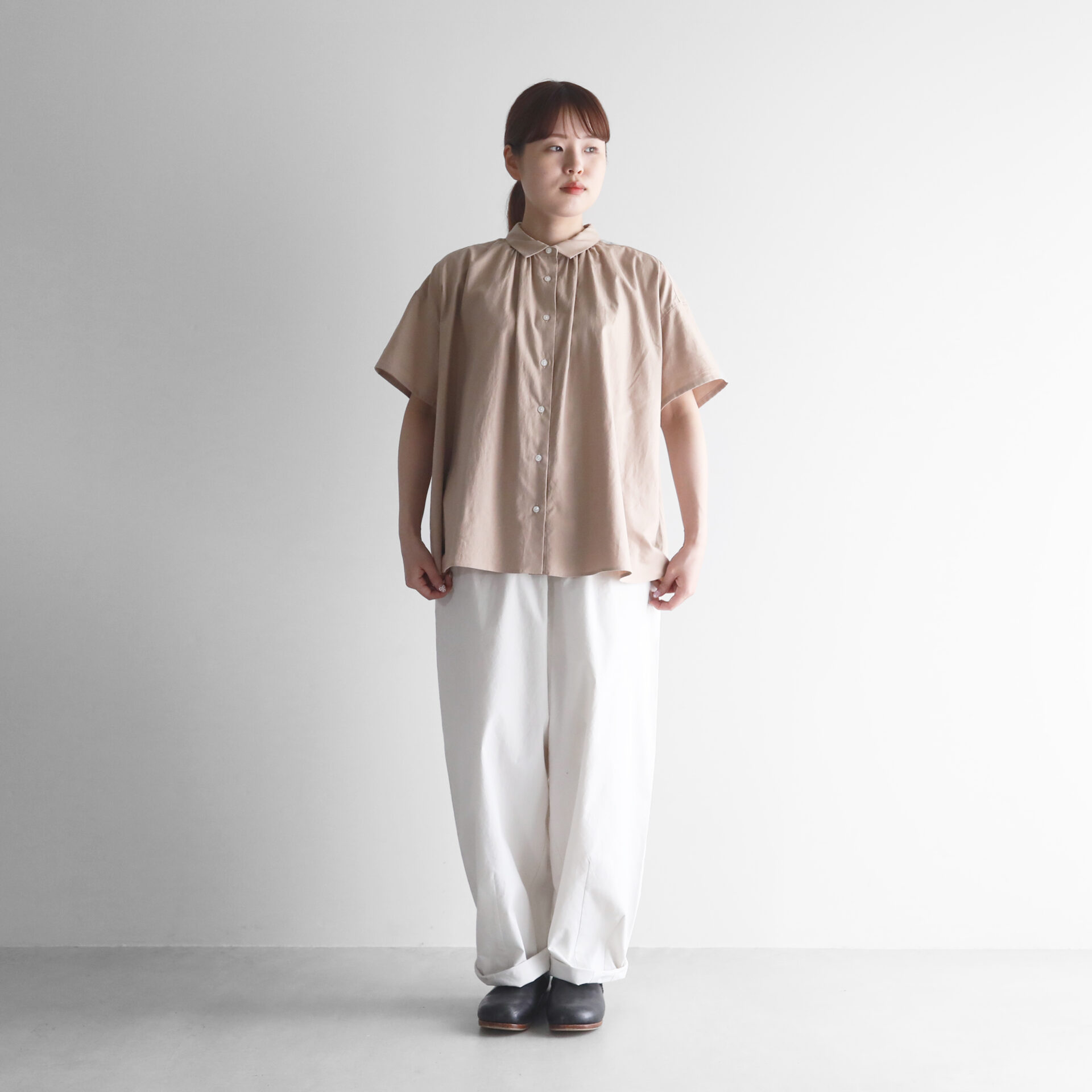 先染めバフクロスバルーンパンツロング 506Lをリリースしました