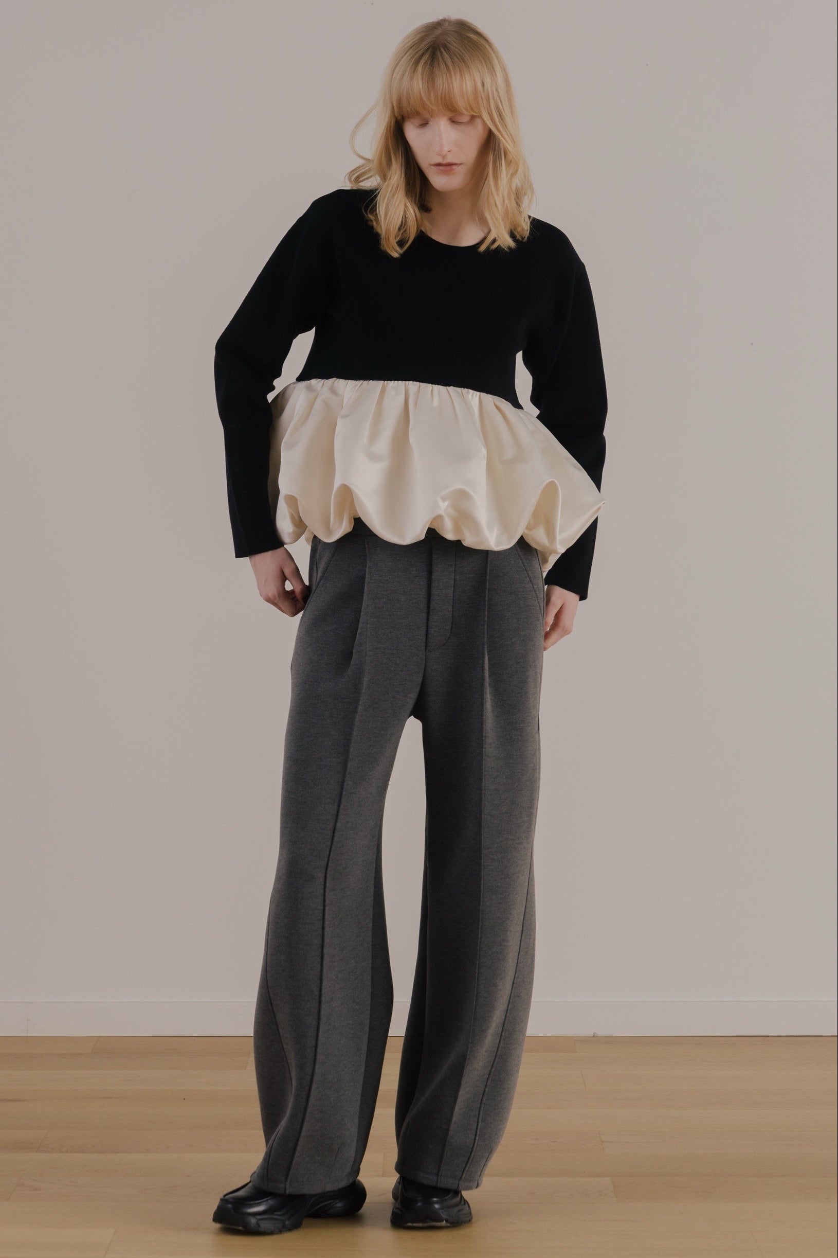 Aachen Balloon Peplum – THE TOÉ