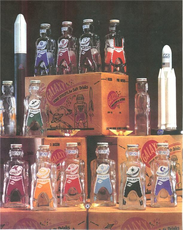 Galaxy Syrup Company Spaceman Bottles – 1953 | The Invisible Agent