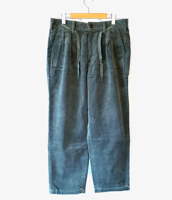 DESCENDANT/DC-3 CORDUROY TROUSERS (OLIVE DRAB)