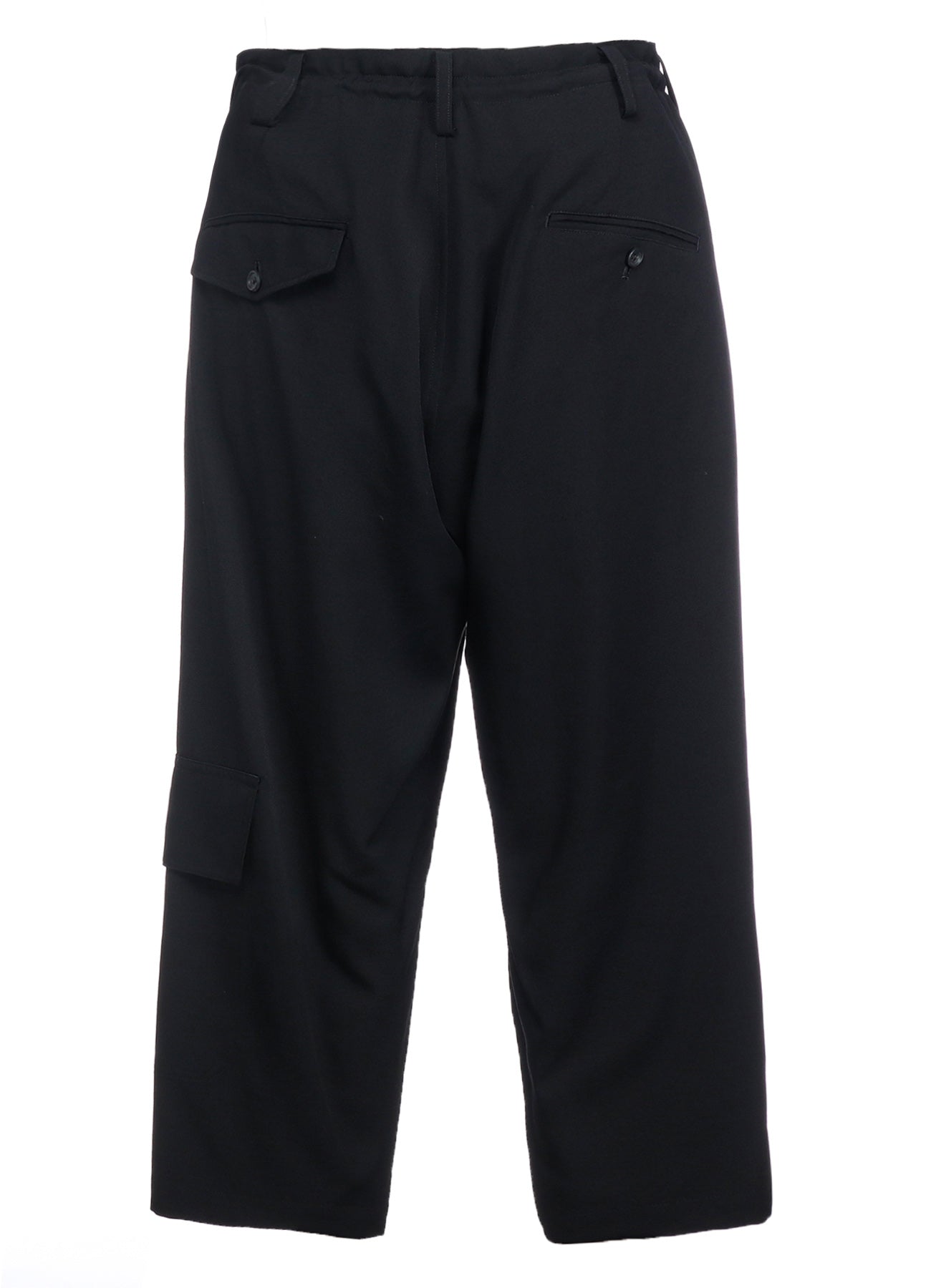WOOL GABARDINE FRONT TUCK PANTS – THE SHOP YOHJI YAMAMOTO