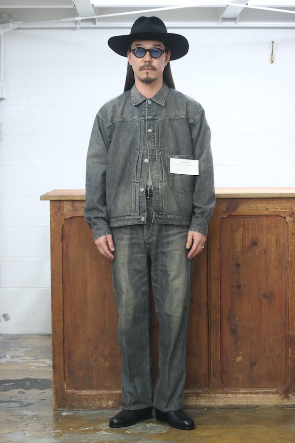 良品 濃紺 オールドジョー OLD JOE シンチバック デニムパンツ 20ss