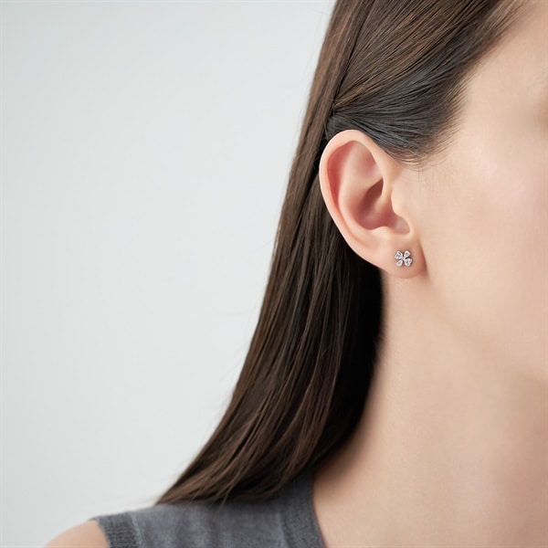 K10ホワイトゴールド ピアス | 112416153205 | 【公式】4℃ジュエリー