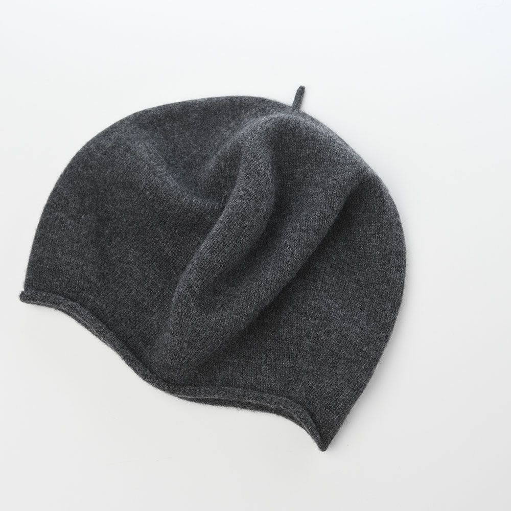 レッター ベレー帽 Iason beret mega（イアソンベレー メガ） グレー
