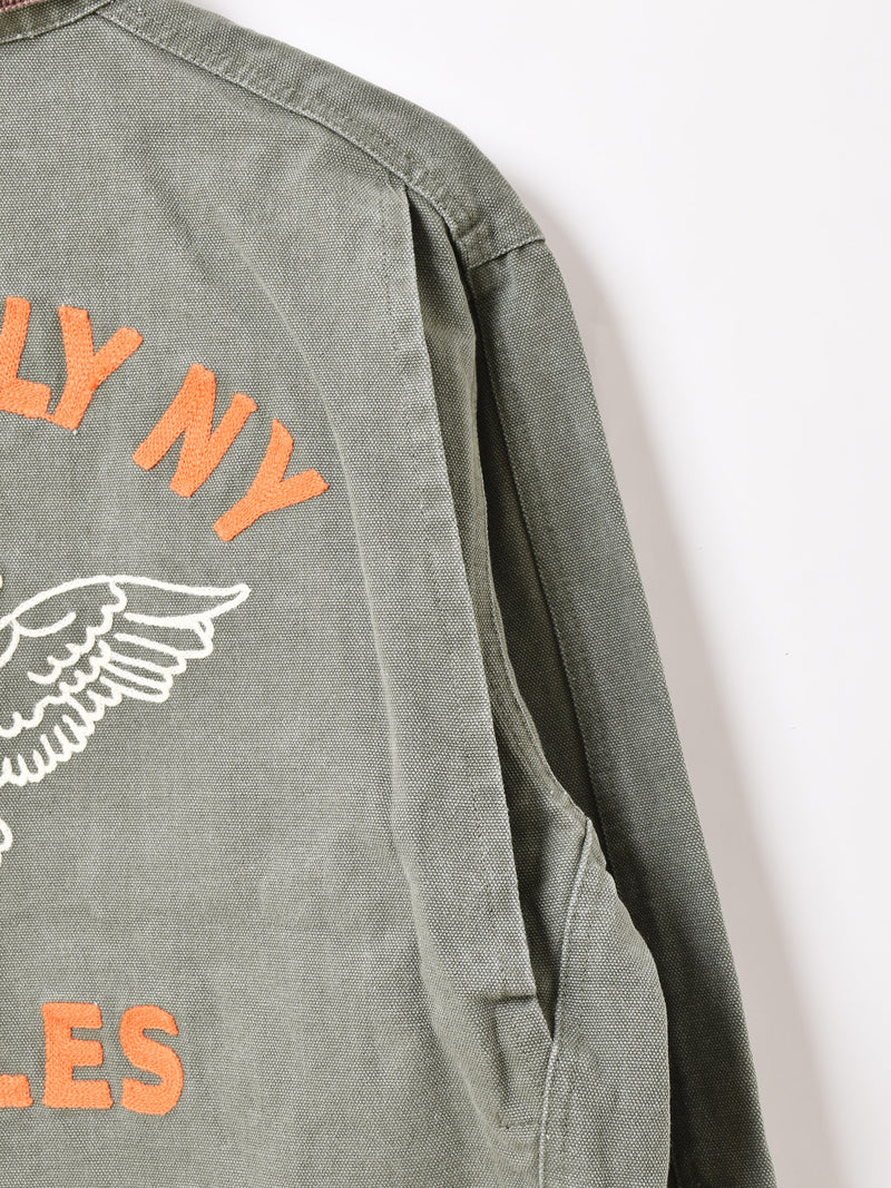 3色展開】Backers 刺繍入り ヘビージャケット「MT.HOLLY MY EAGLES