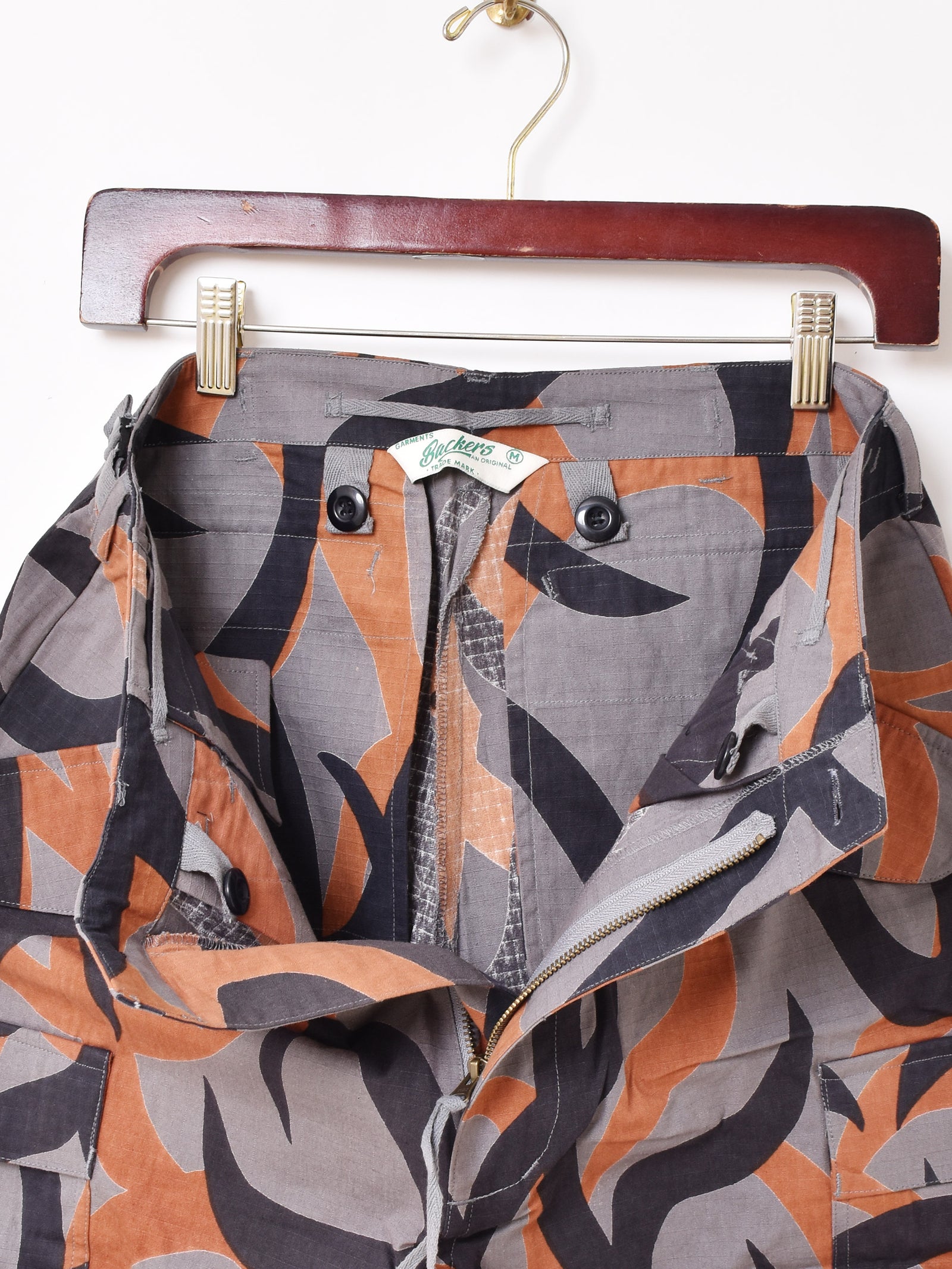 2色展開】Backers ミリタリー カーゴパンツ トライバルカモ – 古着屋