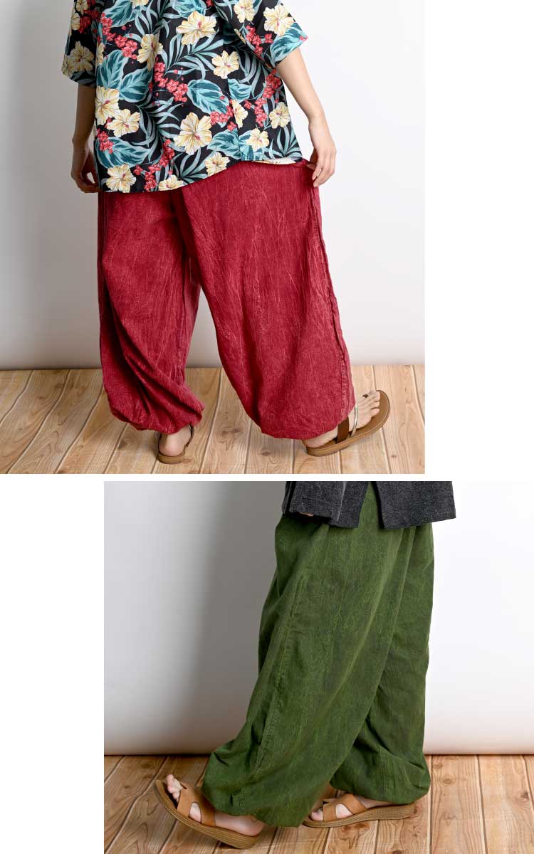 楽天市場】サルエルパンツ バルーンパンツ メンズ レディース アジアン