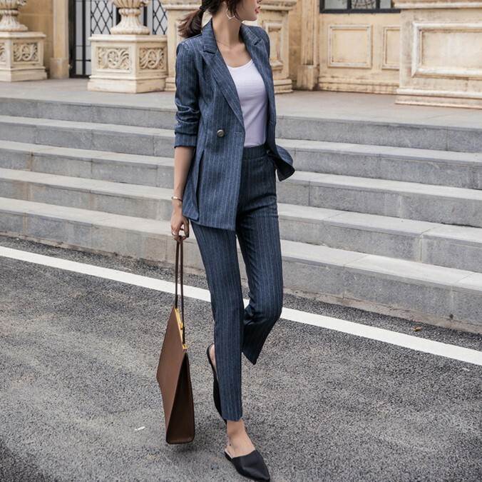 楽天市場】【P2倍&クーポン有】ストライプ スーツ パンツ セットアップ