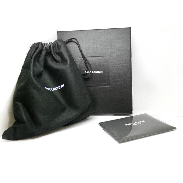 楽天市場】サンローラン 財布 二つ折り 短財布 黒 ブラック