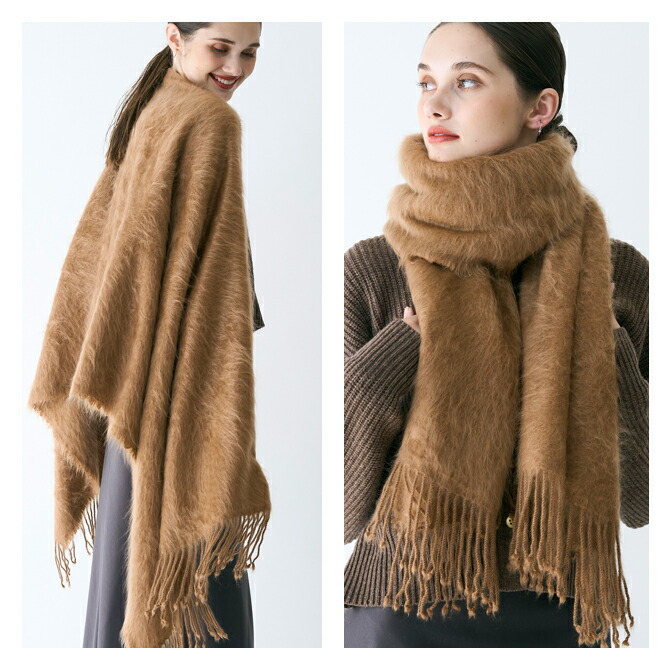 楽天市場】Cashmee カシミヤ 100％ ミンク加工 大判 ストール カシミヤ