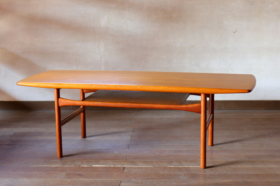 楽天市場】デンマーク製 センターテーブル 幅153cm 北欧ビンテージ家具