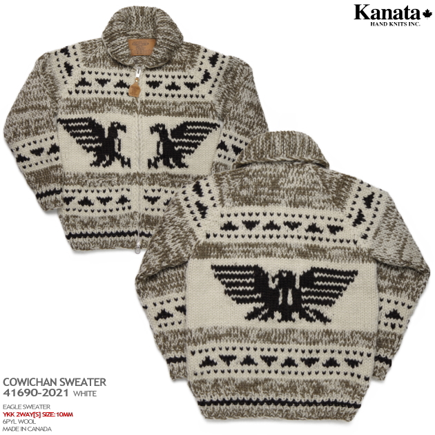 楽天市場】KANATA カウチンセーター（カウチンジャケット）｜カナダ製