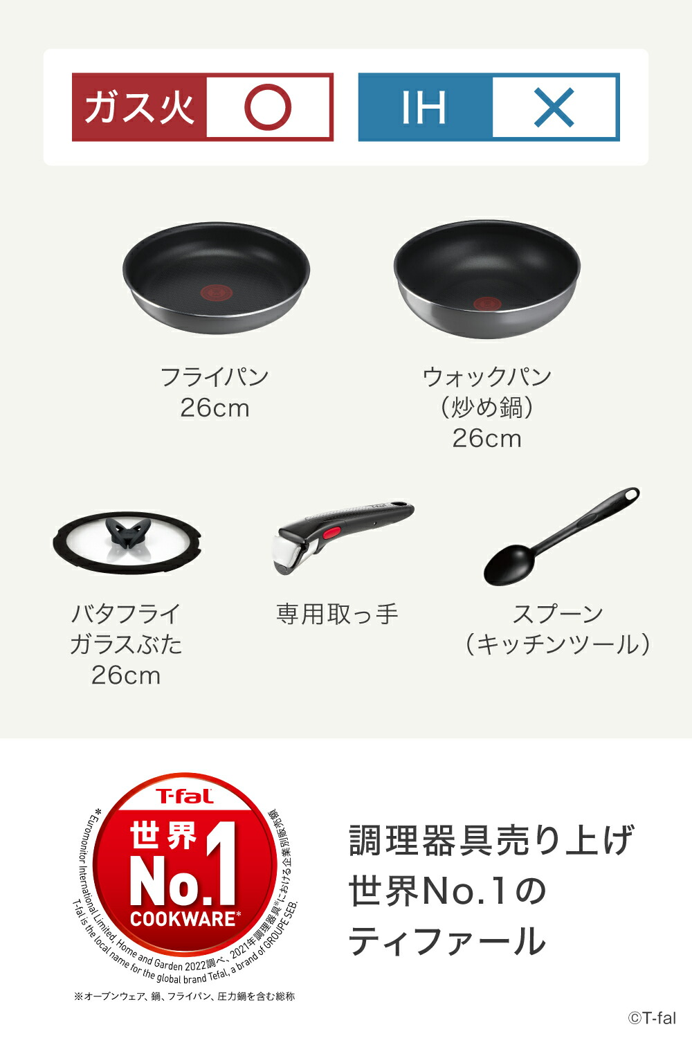 楽天市場】【4時間クーポン3/4】ティファール フライパンセット