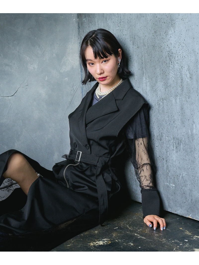 楽天市場】【EDGY MODE】ソデレースショートジャケット HARE ハレ