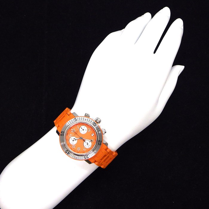 楽天市場】エルメス HERMES 腕時計 クリッパークロノグラフ CL2.316