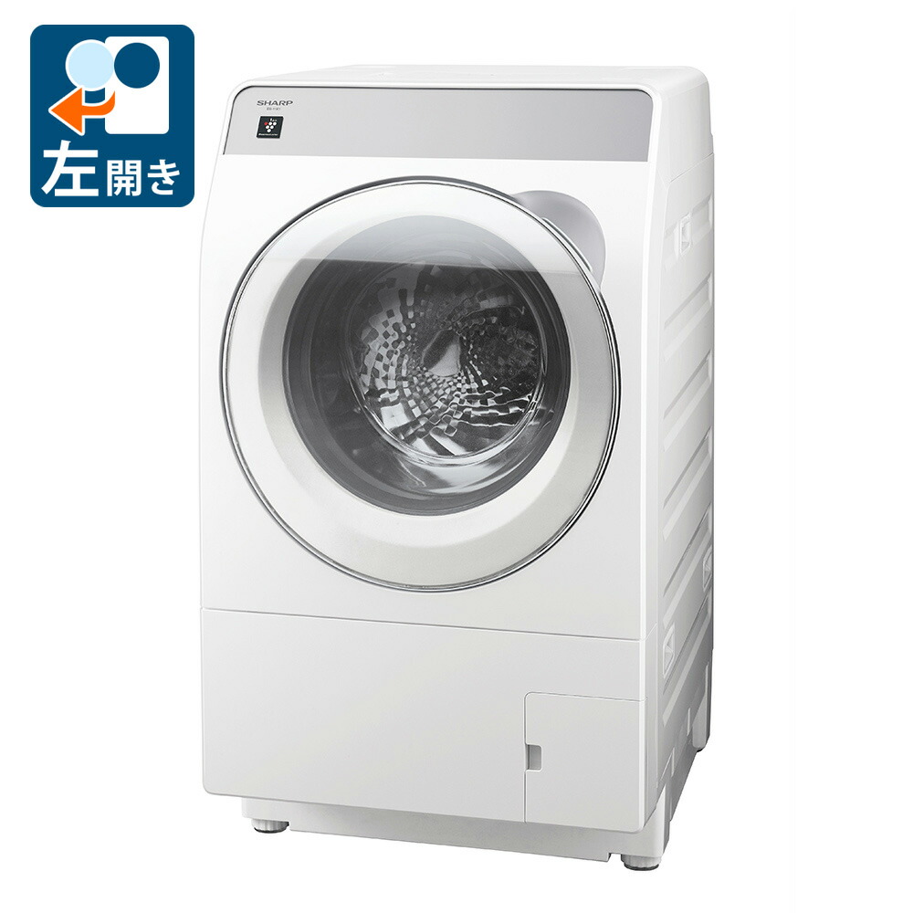 楽天市場】シャープ ドラム式洗濯乾燥機 ES-H10G-WLの通販