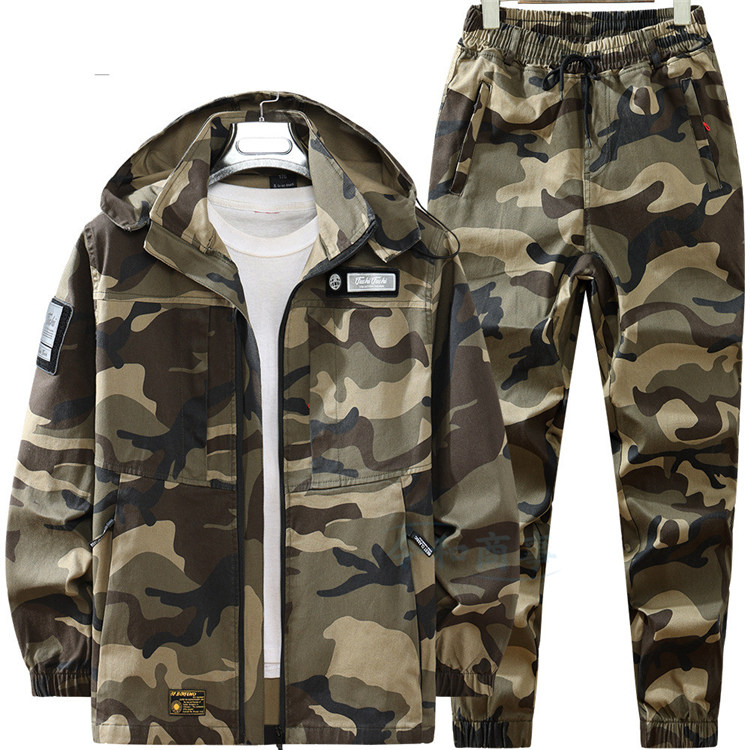 楽天市場】セットアップ メンズ 迷彩柄 上下セット 2点セット 作業服