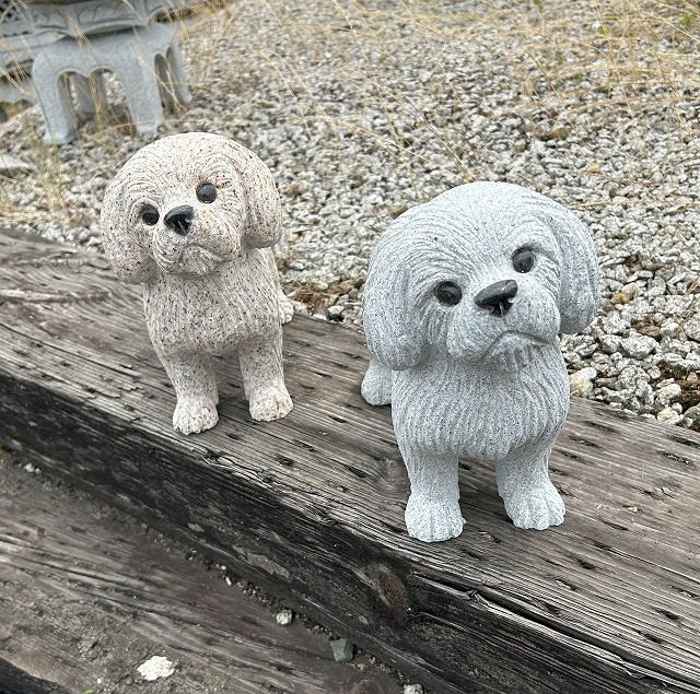 楽天市場】犬 置物 石（花・ガーデン・DIY）の通販