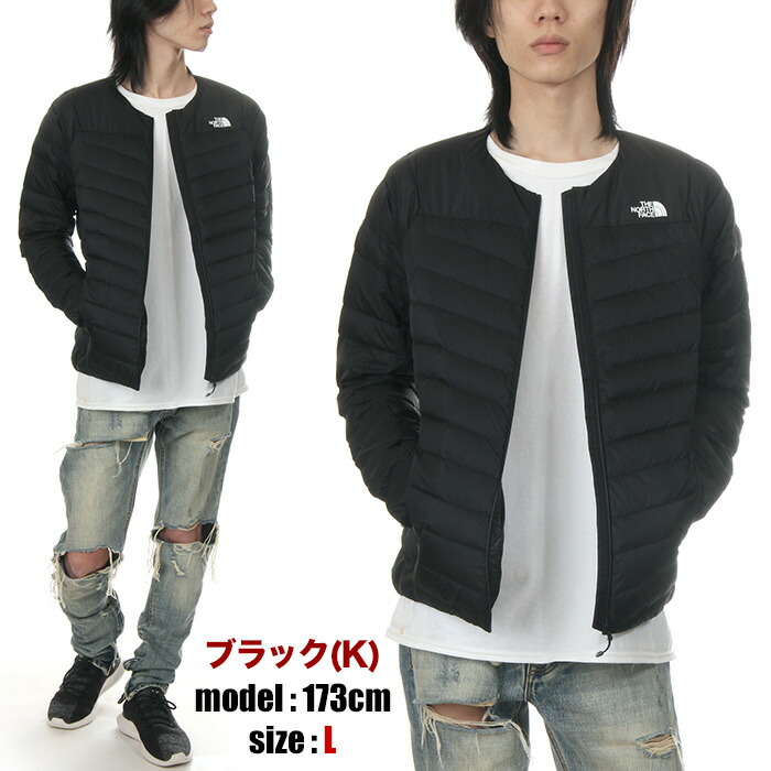 楽天市場】ノースフェイス ダウン ノーカラー ジャケット メンズ