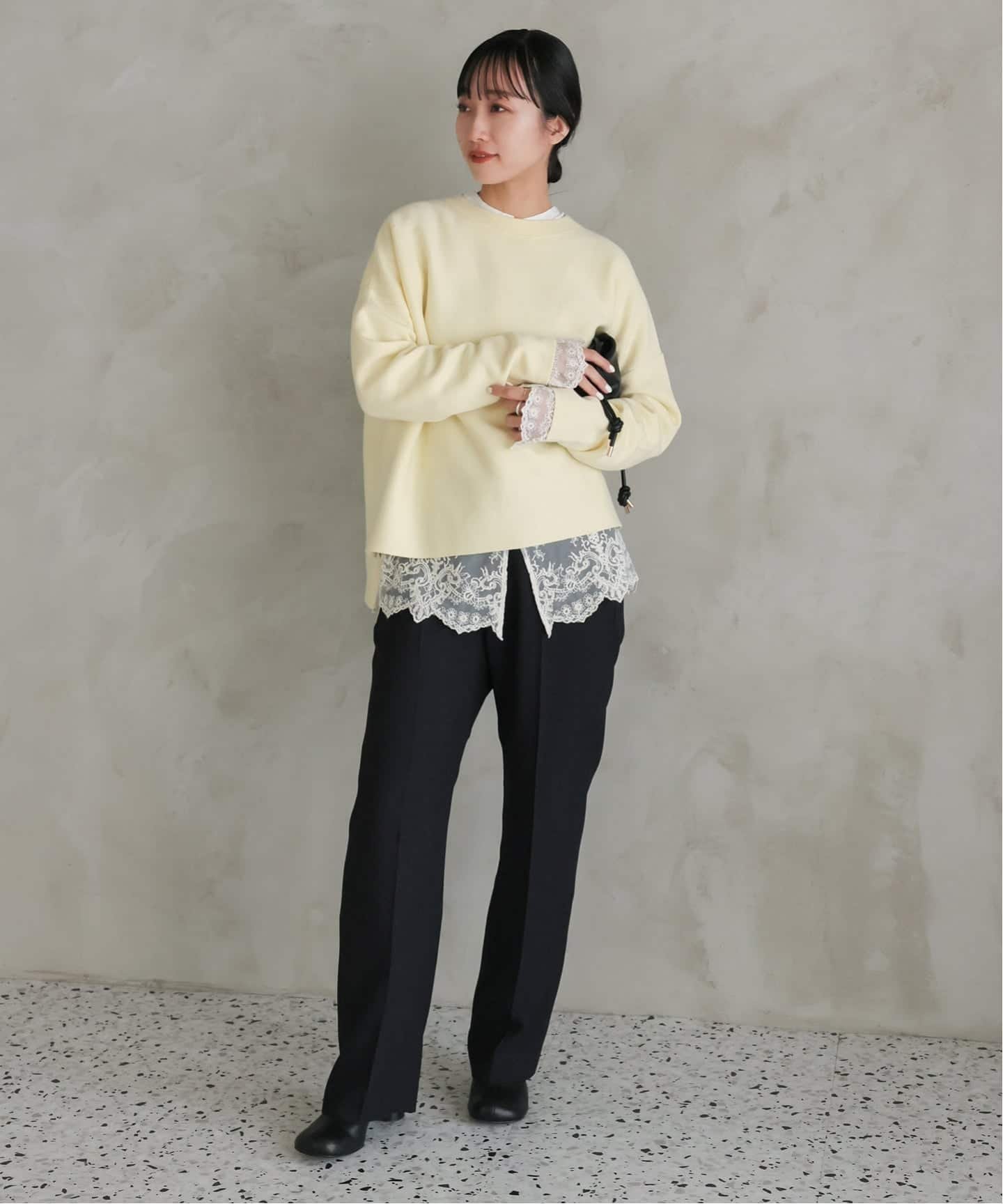 SLOBE IENA｜《セットアップ対応可/追加》コットンダブルフェイスプル