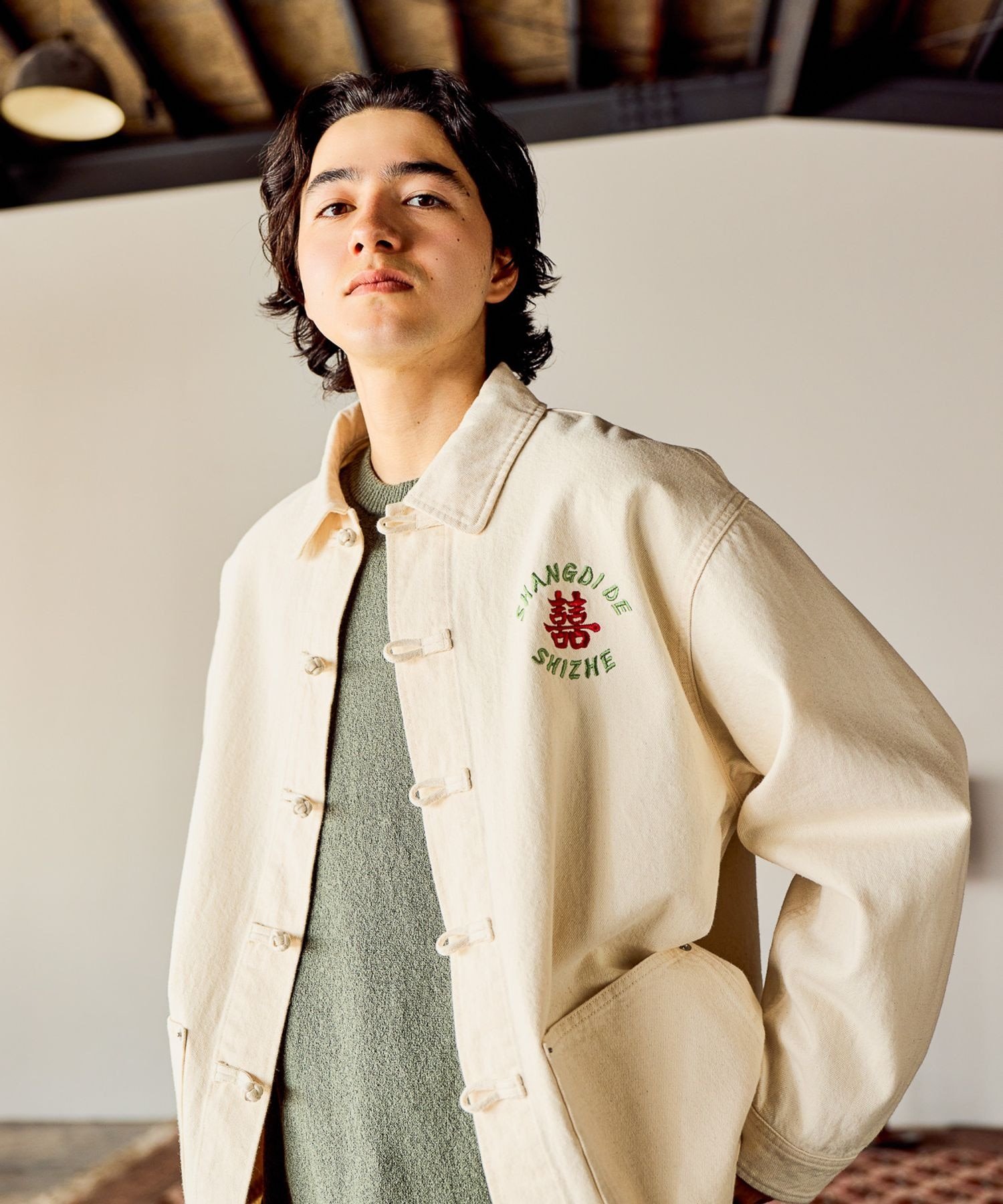 niko and ｜[niko and JEANS] EMBROIDERED DENIM JACKET