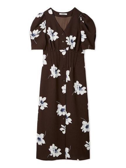 SNIDEL｜【FLOWER COLLECTION】プリントタイトワンピース | Rakuten