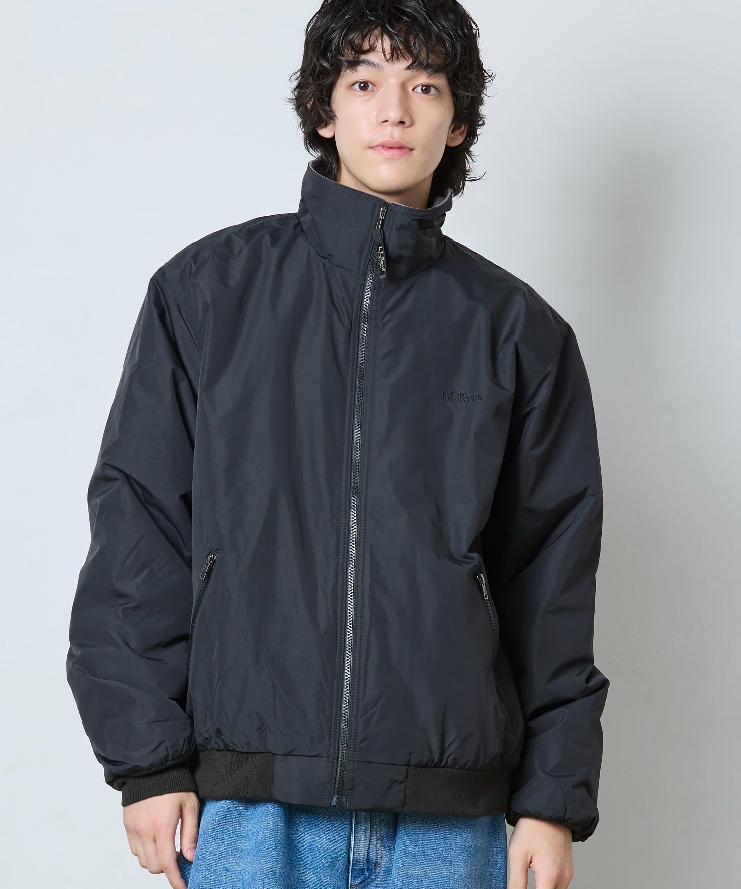 エルエルビーン ウォームアップジャケット フリース 刺繍 シンサレート