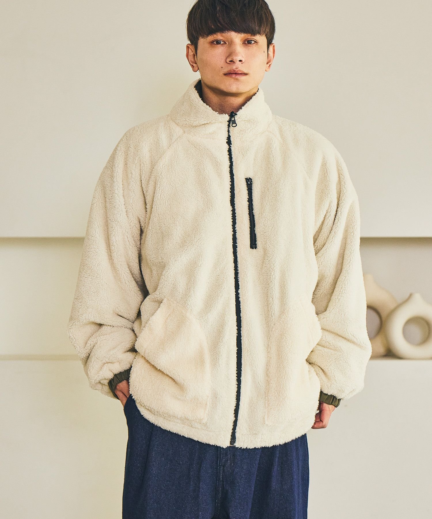 LAKOLE｜リバーシブルボアブルゾン | Rakuten Fashion(楽天