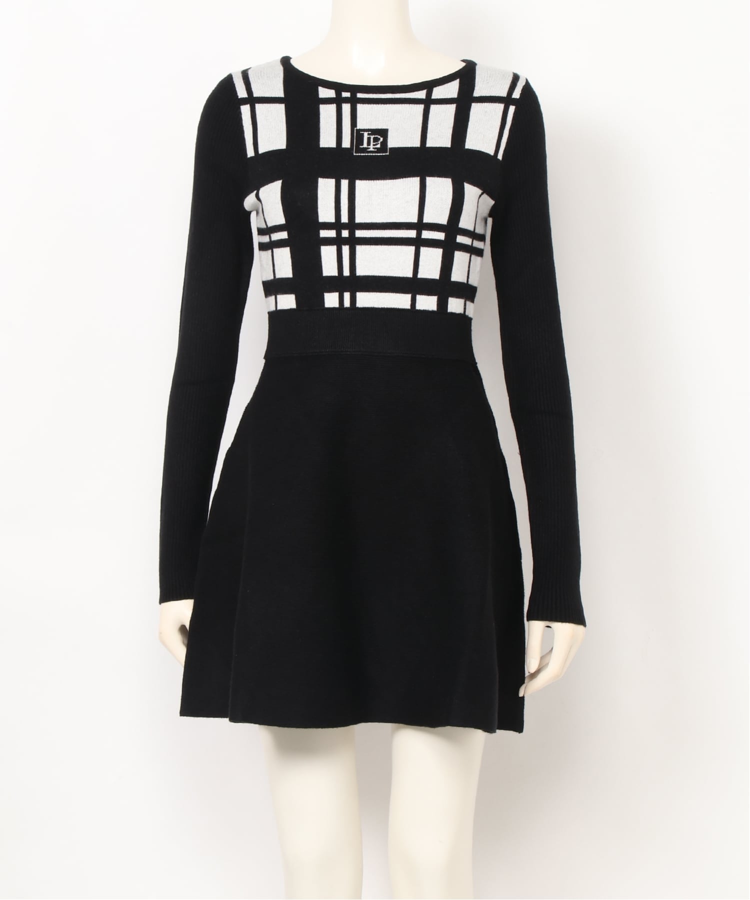 LIP SERVICE｜LIP SERVICE/(W)LPチェックフレアニットワンピース