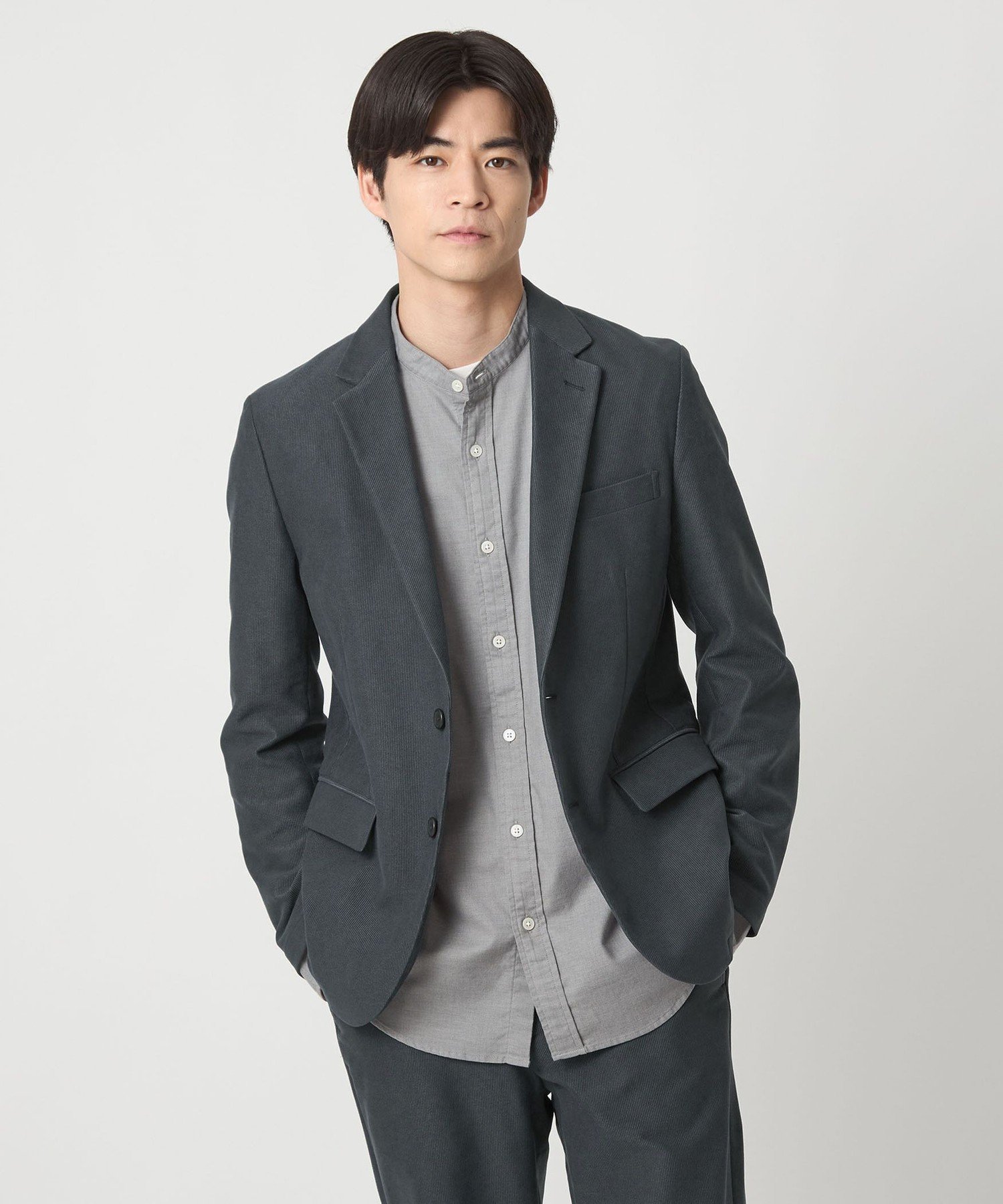 UNITED ARROWS green label relaxing｜ピケ コーデュロイ ナロー