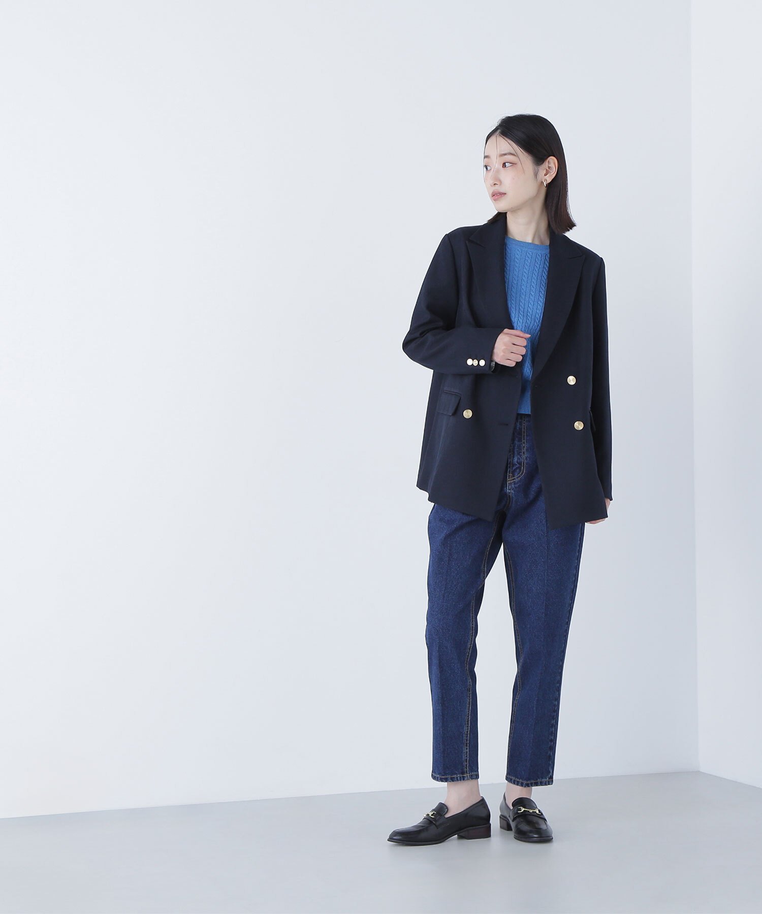 NATURAL BEAUTY BASIC｜ダブルブレストボクシージャケット | Rakuten