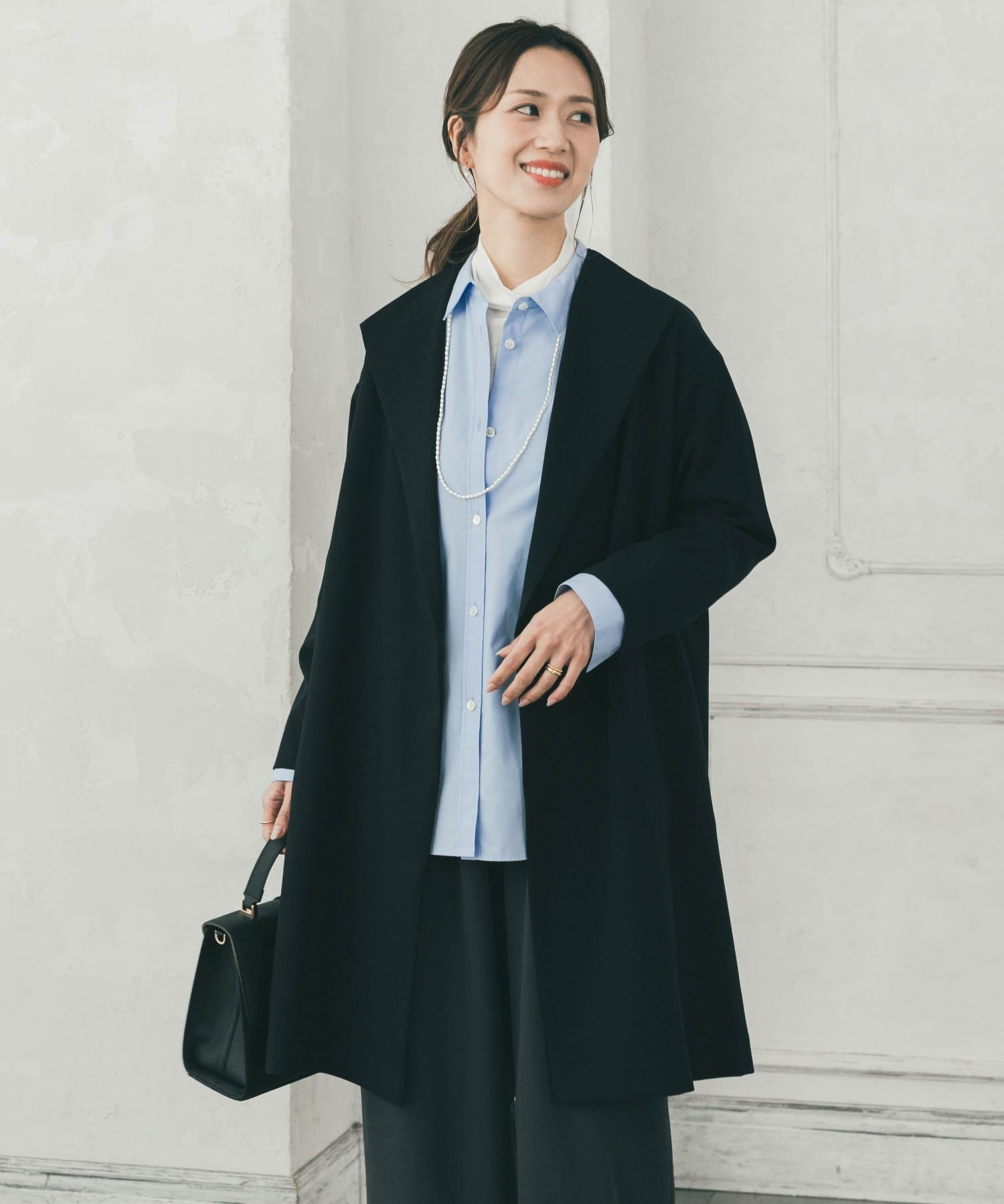 URBAN RESEARCH DOORS｜『WEB限定』ダブルクロスガウンコート