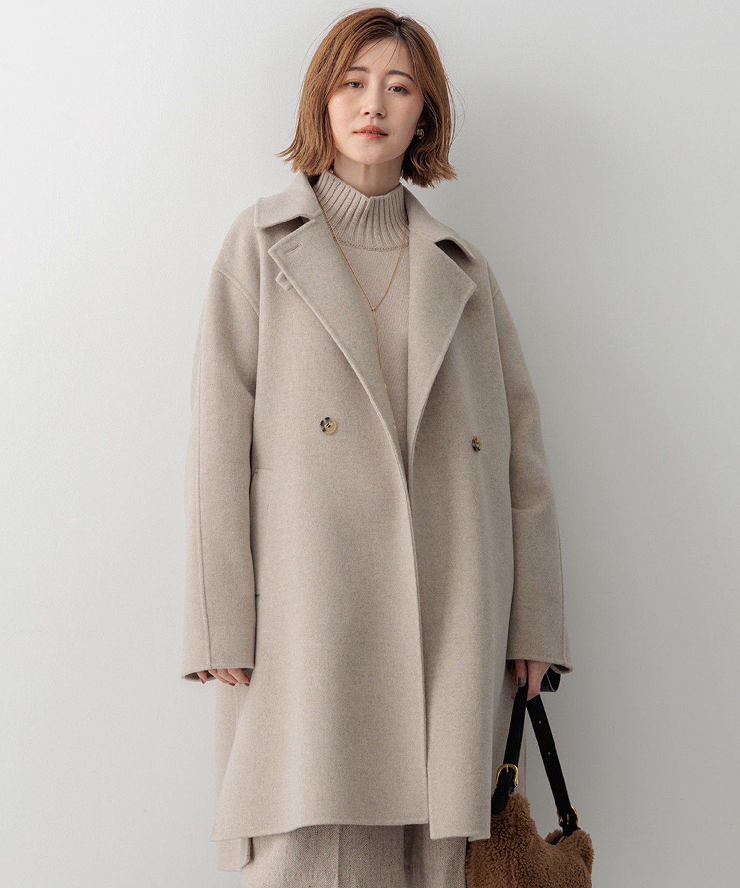 23区｜【滝沢眞規子さん着用/Oggi掲載】MANTECOPure リバーコート