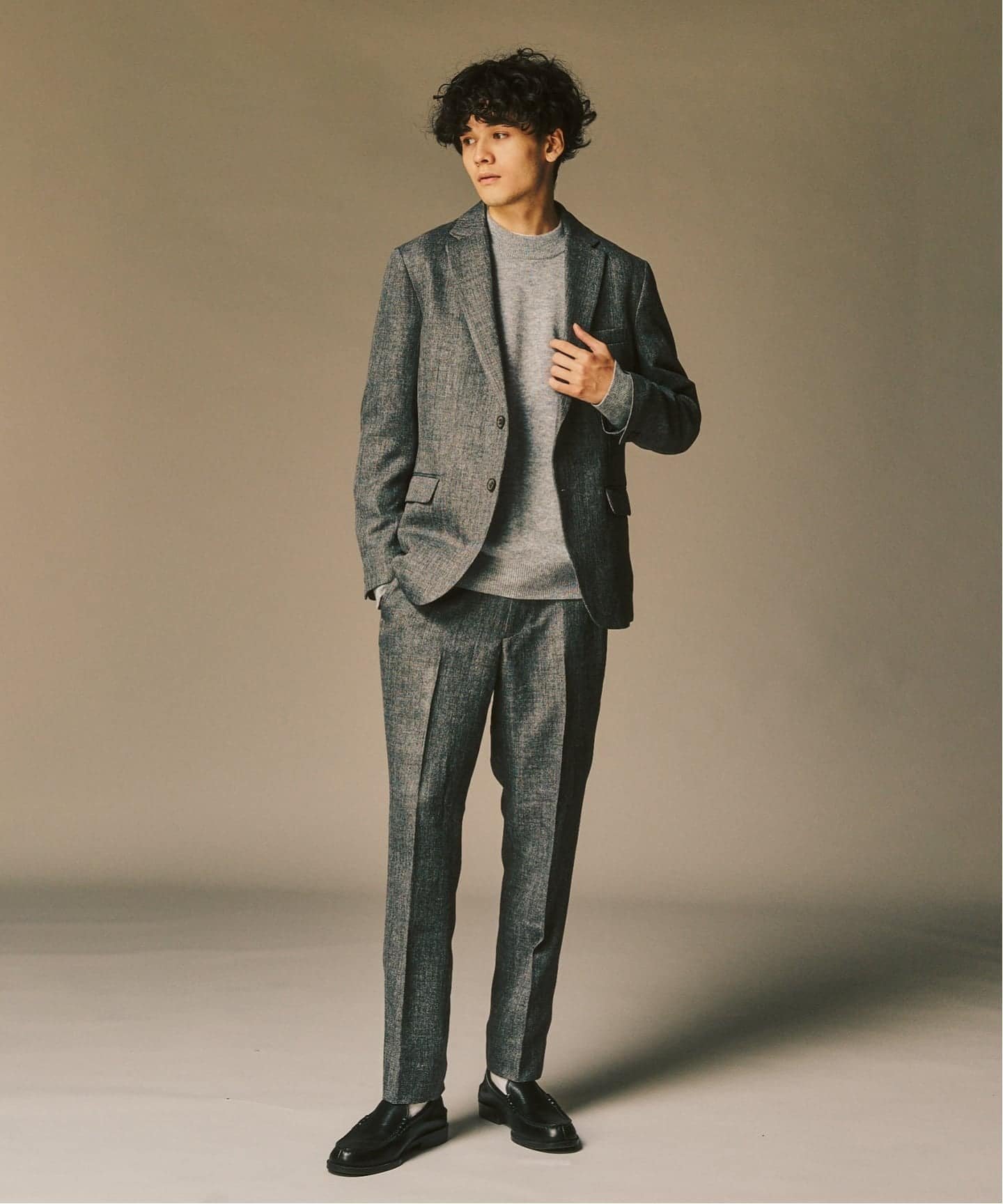 417 EDIFICE｜ミックス ツイードセットアップ 