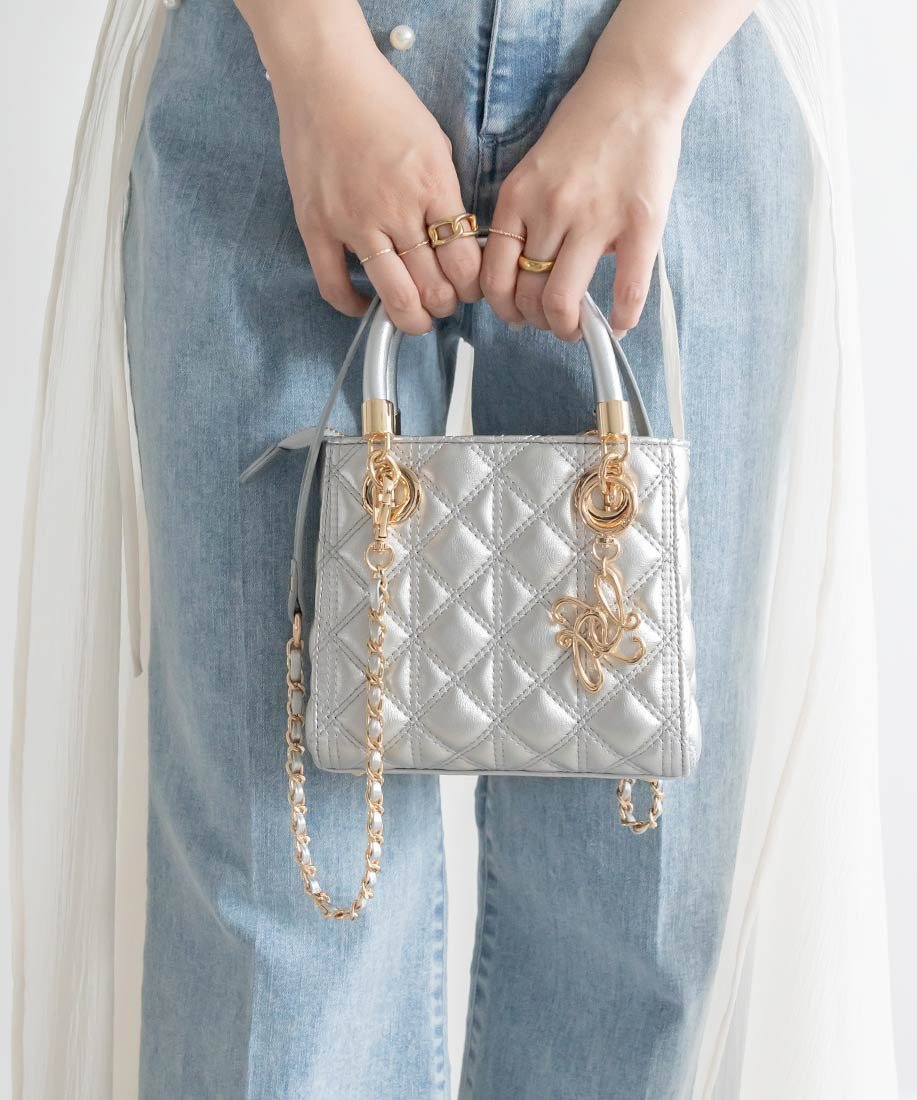 RANDA｜2WAY キルティングミニバッグ | Rakuten Fashion(楽天