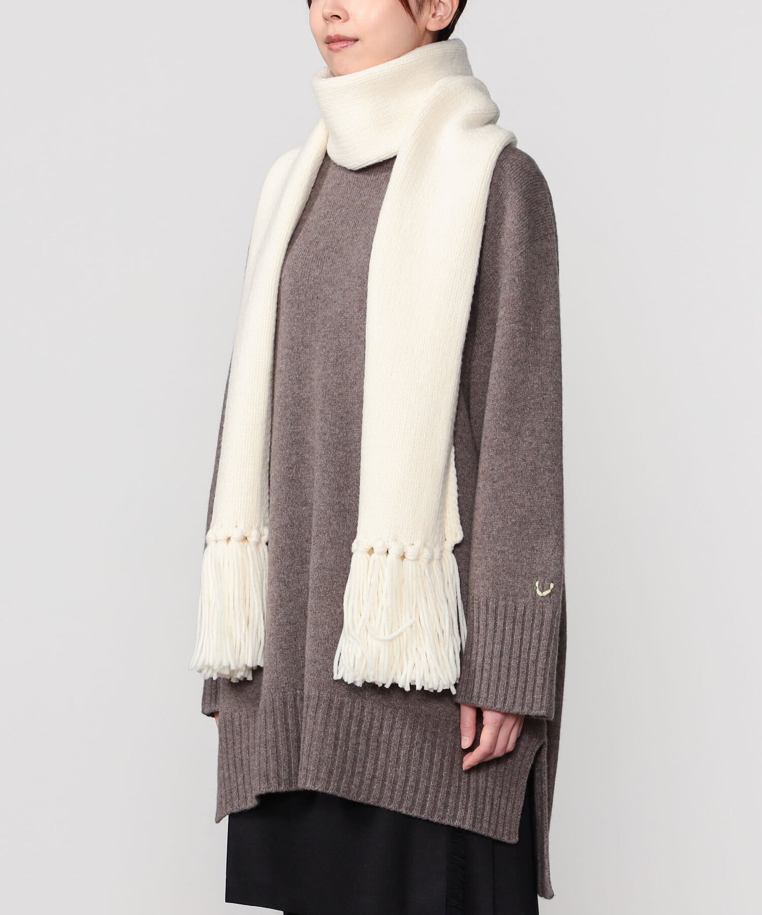 Bshop｜UNFIL | フェルトヤーン チャンキーニットマフラー WOMEN